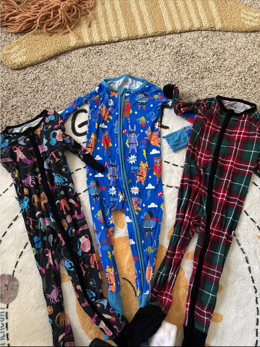Little Sleepies lot of 3 zippy 18-24 months